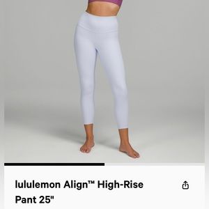 Lululemon Align High-Rise Pant 25" BNWT